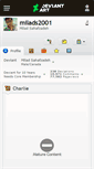 Mobile Screenshot of milads2001.deviantart.com