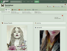 Tablet Screenshot of pamelakaye.deviantart.com