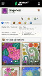 Mobile Screenshot of dragoness.deviantart.com