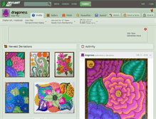 Tablet Screenshot of dragoness.deviantart.com