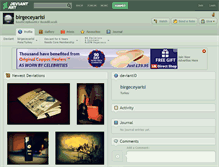 Tablet Screenshot of birgeceyarisi.deviantart.com