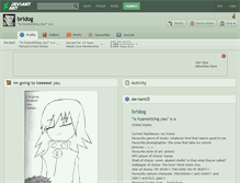 Tablet Screenshot of bridog.deviantart.com