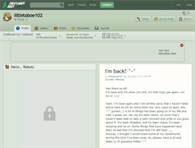 Tablet Screenshot of liitletoboe102.deviantart.com