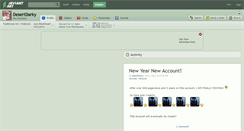 Desktop Screenshot of desertdarky.deviantart.com