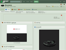 Tablet Screenshot of dioxyzone.deviantart.com