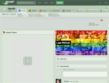 Tablet Screenshot of hawth.deviantart.com