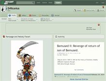 Tablet Screenshot of drriconius.deviantart.com