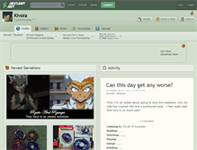 Tablet Screenshot of kivora.deviantart.com