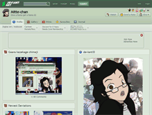 Tablet Screenshot of mitte-chan.deviantart.com