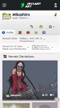 Mobile Screenshot of mikoshiro.deviantart.com