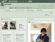 Tablet Screenshot of imac-pikachu.deviantart.com
