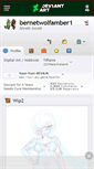Mobile Screenshot of bernetwolfamber1.deviantart.com