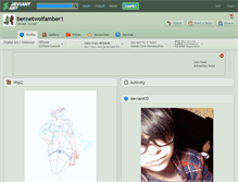 Tablet Screenshot of bernetwolfamber1.deviantart.com
