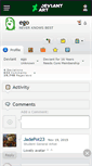 Mobile Screenshot of ego.deviantart.com
