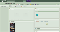 Desktop Screenshot of miku-hatsune-club.deviantart.com