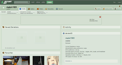 Desktop Screenshot of matol1989.deviantart.com