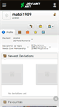 Mobile Screenshot of matol1989.deviantart.com