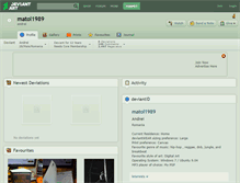 Tablet Screenshot of matol1989.deviantart.com