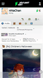Mobile Screenshot of nhiachan.deviantart.com