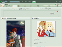 Tablet Screenshot of nhiachan.deviantart.com