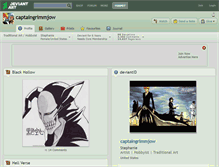 Tablet Screenshot of captaingrimmjow.deviantart.com