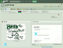 Tablet Screenshot of invadersponge.deviantart.com