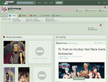 Tablet Screenshot of gaijinmanga.deviantart.com