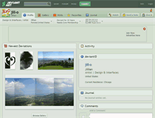 Tablet Screenshot of jill-o.deviantart.com