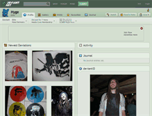 Tablet Screenshot of hyge.deviantart.com