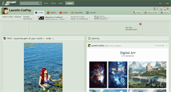 Desktop Screenshot of laurelin-cosplay.deviantart.com