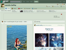 Tablet Screenshot of laurelin-cosplay.deviantart.com