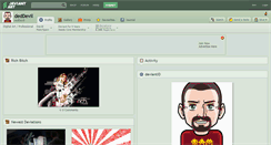 Desktop Screenshot of deddevil.deviantart.com