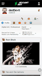 Mobile Screenshot of deddevil.deviantart.com