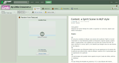 Desktop Screenshot of my-little-crossovers.deviantart.com