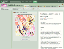 Tablet Screenshot of my-little-crossovers.deviantart.com