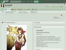 Tablet Screenshot of dummk0pf.deviantart.com