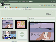 Tablet Screenshot of killersmiler.deviantart.com