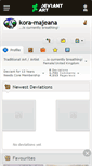 Mobile Screenshot of kora-majeana.deviantart.com