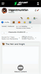 Mobile Screenshot of biggestmunkfan.deviantart.com