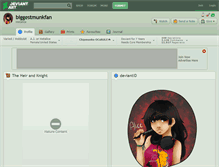 Tablet Screenshot of biggestmunkfan.deviantart.com