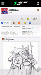 Mobile Screenshot of madsam.deviantart.com