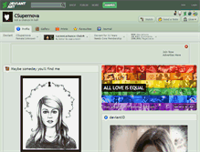Tablet Screenshot of csupernova.deviantart.com