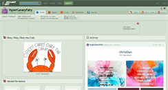 Desktop Screenshot of hypercanaryfairy.deviantart.com