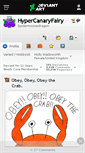 Mobile Screenshot of hypercanaryfairy.deviantart.com