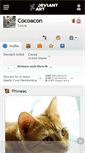 Mobile Screenshot of cocoacon.deviantart.com