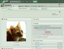 Tablet Screenshot of cocoacon.deviantart.com