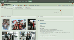 Desktop Screenshot of emopuppy07.deviantart.com