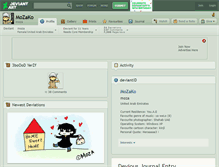 Tablet Screenshot of mozako.deviantart.com