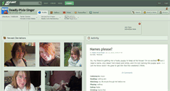 Desktop Screenshot of deadly-pixie-singer.deviantart.com