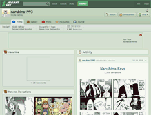 Tablet Screenshot of naruhina1993.deviantart.com